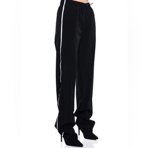 Azalea Wang Black & White All in One Track Pant Boots